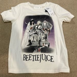 Abercrombie and Fitch Beetlejuice shirt size 5/6 NWT